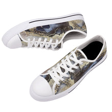 Load image into Gallery viewer, Ti Amo I love you - Exclusive Brand - Low-Top Canvas Shoes With Customized Tongue - White Soles
