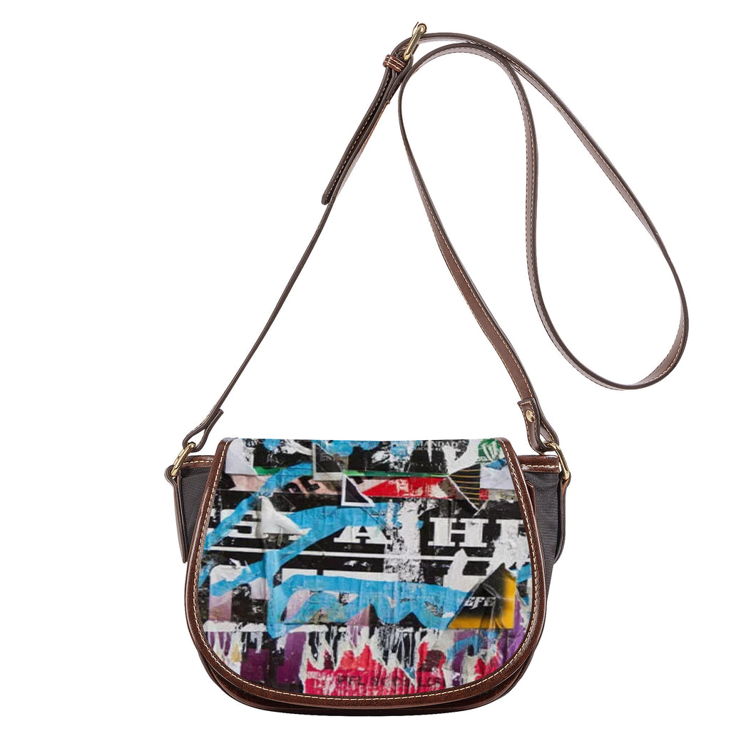 Ti Amo I love you - Exclusive Brand - Graffiti -  Saddle Bag