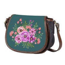 Load image into Gallery viewer, Ti Amo I love you - Exclusive Brand - William - Floral Bouquet - Saddle Bag
