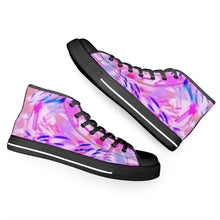 Load image into Gallery viewer, Ti Amo I love you - Exclusive Brand - High-Top Canvas Shoes - Black Soles
