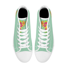 Load image into Gallery viewer, Ti Amo I love you - Exclusive Brand  - High-Top Canvas Shoes - White Soles
