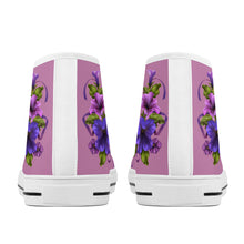 Load image into Gallery viewer, Ti Amo I love you - Exclusive Brand - High-Top Canvas Shoes - White Soles
