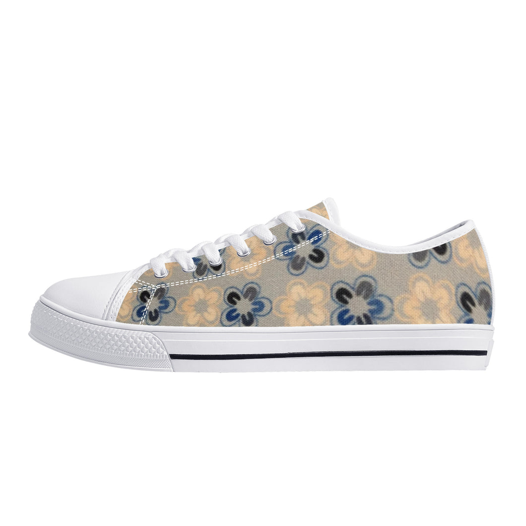 Ti Amo I love you - Exclusive Brand  - Low-Top Canvas Shoes - White Soles