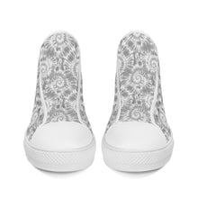 Load image into Gallery viewer, Ti Amo I love you - Exclusive Brand  - High-Top Canvas Shoes - White Soles
