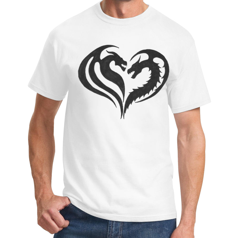 Ti Amo I love you - Double Dragon Heart -  Men's T-Shirt