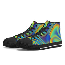 Load image into Gallery viewer, Ti Amo I love you - Exclusive Brand - High-Top Canvavs Shoes - Black Soles
