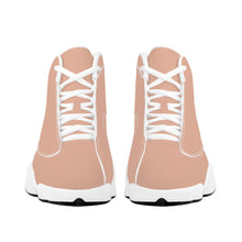 Load image into Gallery viewer, Ti Amo I love you - Exclusive Brand  - Almost Apricot - Mens / Womens  - Unisex Basketball Shoes - White Laces
