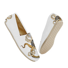 Load image into Gallery viewer, Ti Amo I love you  - Exclusive Brand  - White Octopus - Casual Flat Driving Shoe
