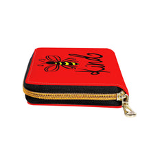 Load image into Gallery viewer, Ti Amo I love you - Exclusive Brand  - Red - Bee Kind - Zipper Purse Clutch Bag
