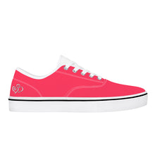 Load image into Gallery viewer, Ti Amo I love you -  Exclusive Brand  - Radical Red - Double White Heart -  Skate Shoe - White Soles
