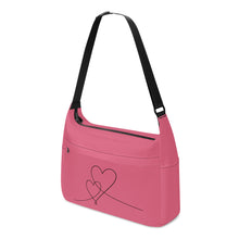 Load image into Gallery viewer, Ti Amo I love you - Exclusive Brand - Pale Violet Red -  Double Script Heart - Journey Computer Shoulder Bag
