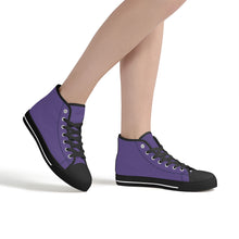 Load image into Gallery viewer, Ti Amo I love you - Exclusive Brand - High-Top Canvavs Shoes - Black Soles
