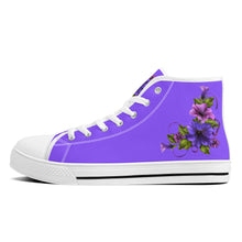 Load image into Gallery viewer, Ti Amo I love you - Exclusive Brand - High-Top Canvas Shoes - White Soles
