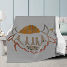 Load image into Gallery viewer, Ti Amo I love you - Exclusive Brand - Silver Chalice - Cow - Blankets
