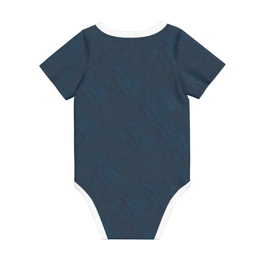 Ti Amo I love you - Exclusive Brand - Fiord - Bear on a Moon - Baby - Short Sleeve Baby Onesie - One-Piece - Sizes 0-24mths