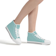 Load image into Gallery viewer, Ti Amo I love you - Exclusive Brand  - High-Top Canvas Shoes - White Soles
