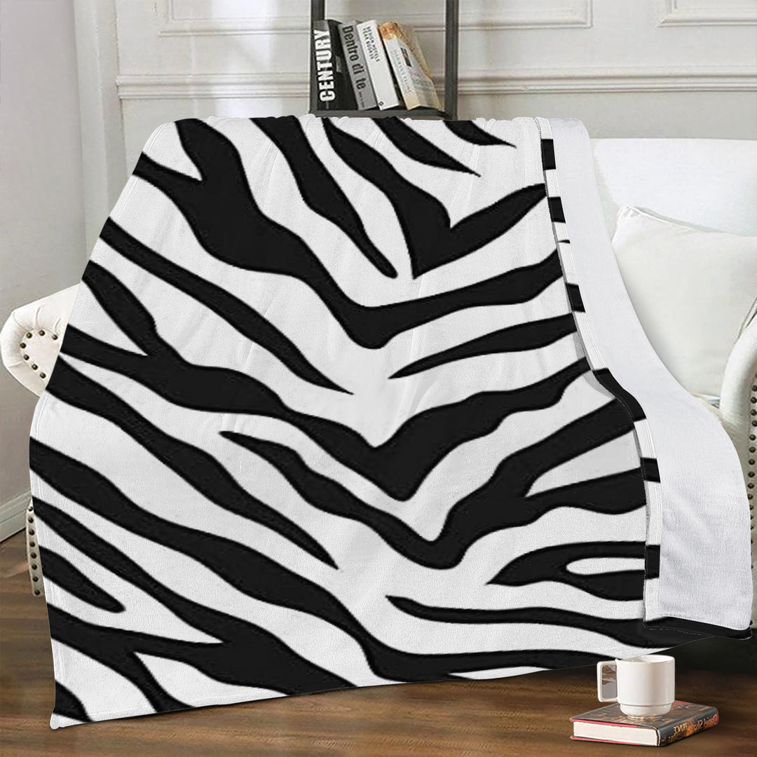 Ti Amo I love you - Exclusive Brands - Black & White - Zebra - Micro Fleece Blankets