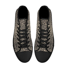 Load image into Gallery viewer, Ti Amo I love you - Exclusive Brand - High-Top Canvas Shoes - Black Soles
